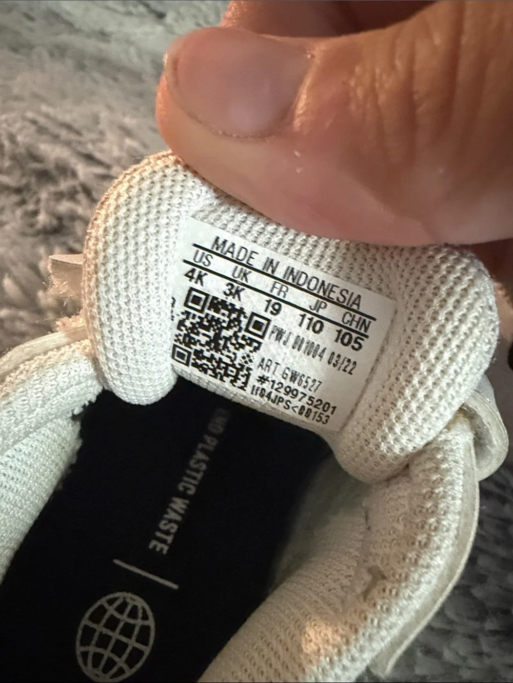 adidas White Toddler Velcro Sneakers
